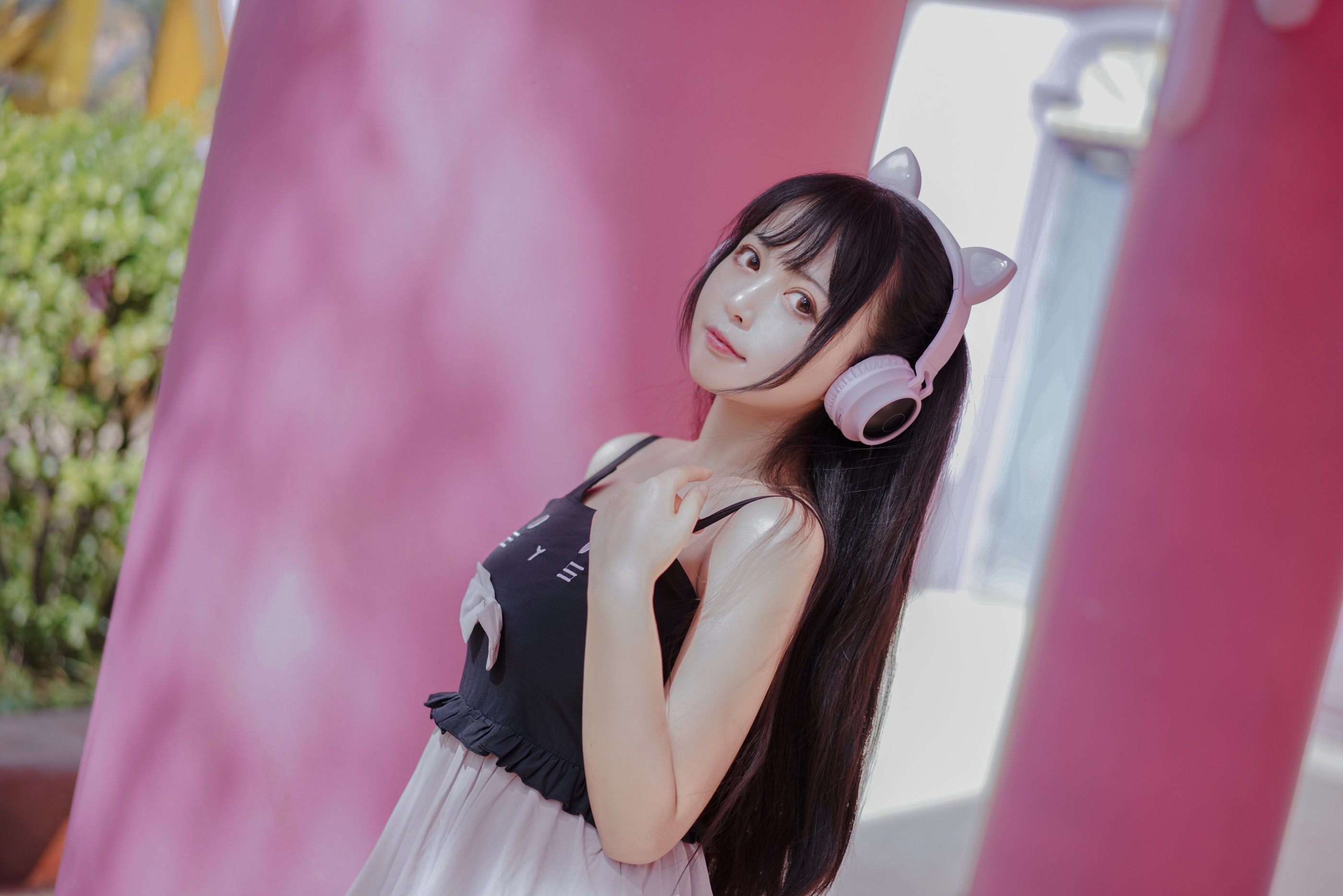 图片[1]-黑猫猫 – NO.025 pink [21P]-XikXak